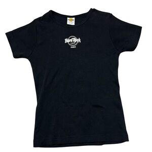 Vintage Y2K Hard Rock Cafe Paris Baby Tee Women’s Size OS